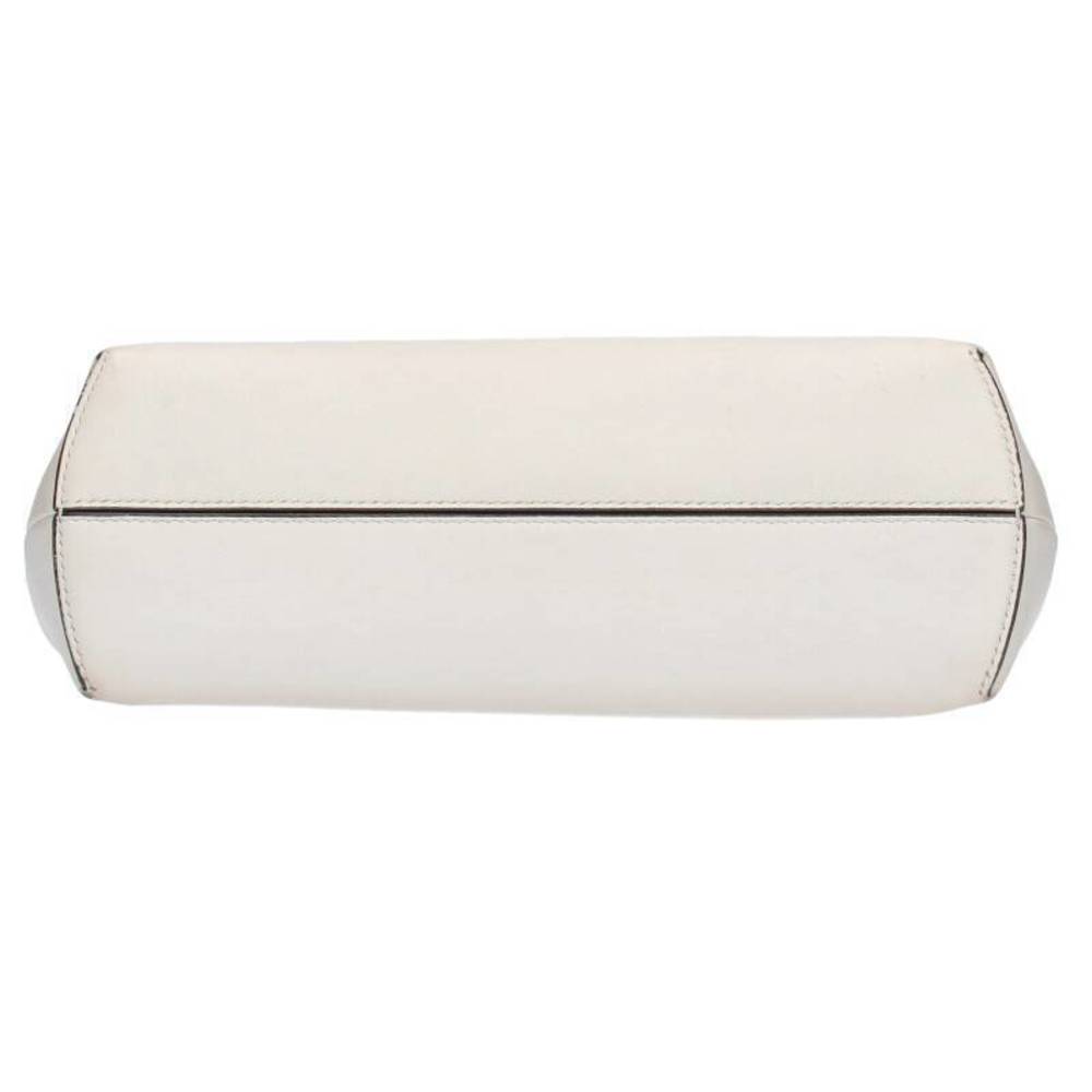 Fendi White Leather Shoulder Python Switch Small … - image 5